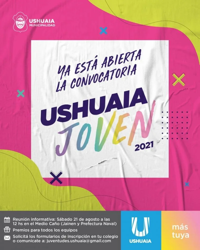 Convocatoria abierta para el "Ushuaia Joven 20221"
