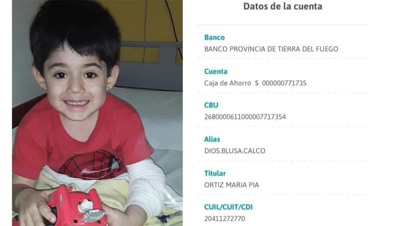 Organizan un locro solidario para juntar fondos para Benjamín