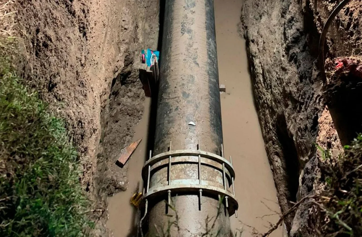 Corte de agua en la zona norte de la ciudad
