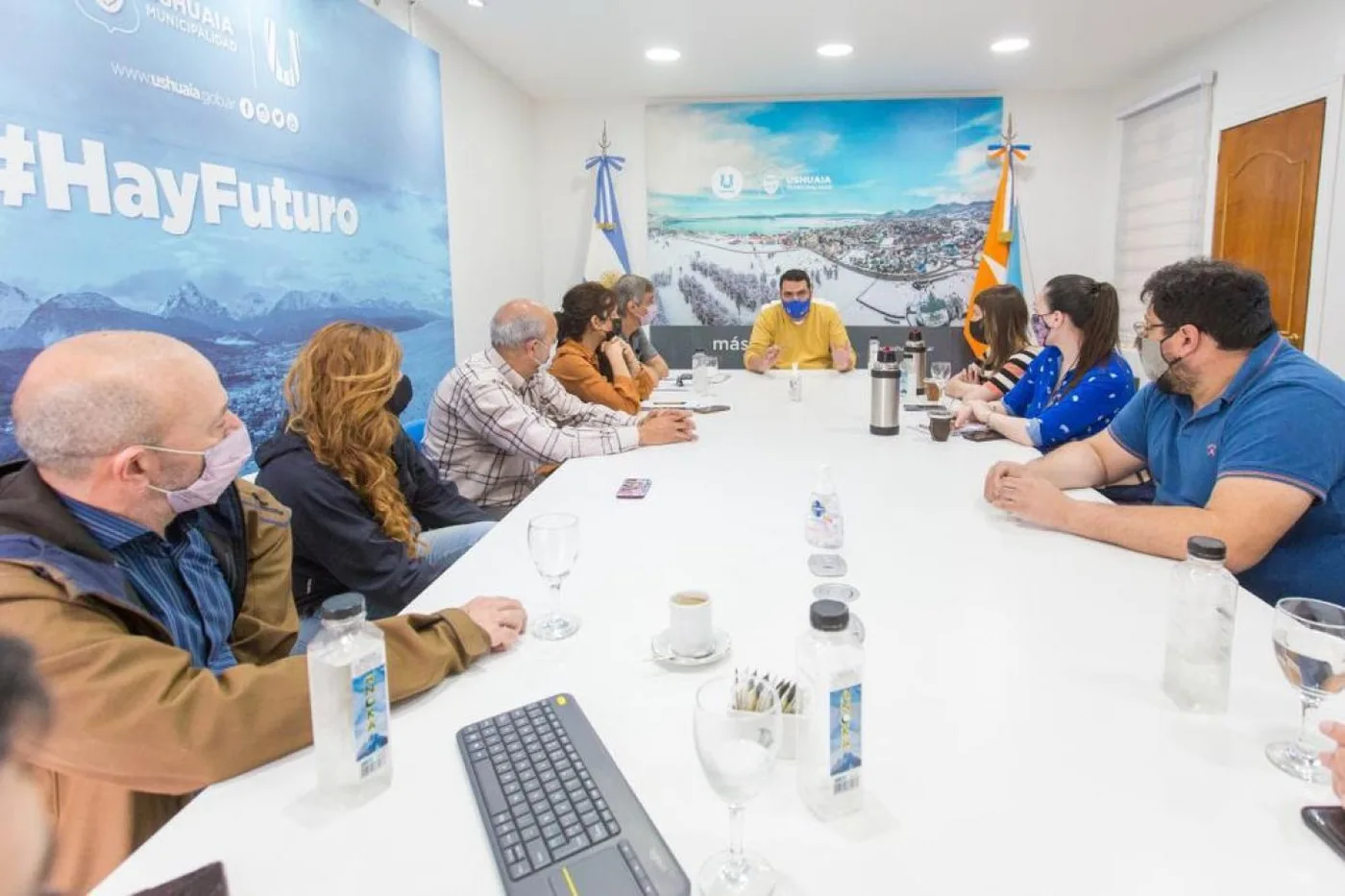 Vuoto junto a organismos nacionales avanzan en la mejora del trabajo territorial de la Nación en Ushuaia