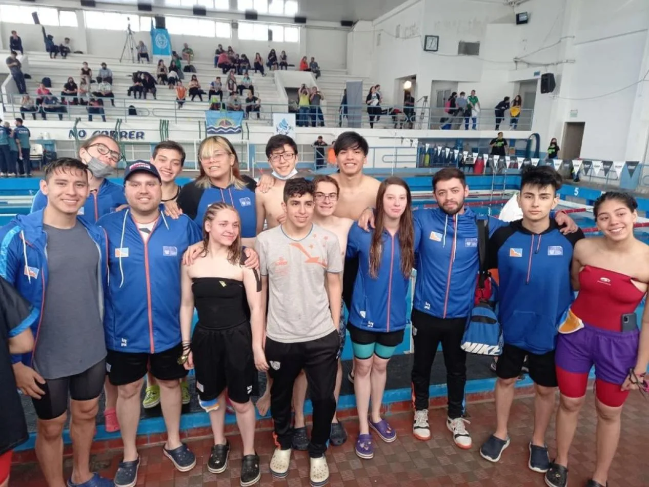 Seleccionado fueguino de natación en Río Gallegos