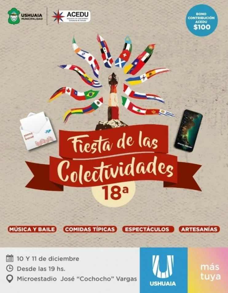 Vuelve la Fiesta de las Colectividades en Ushuaia