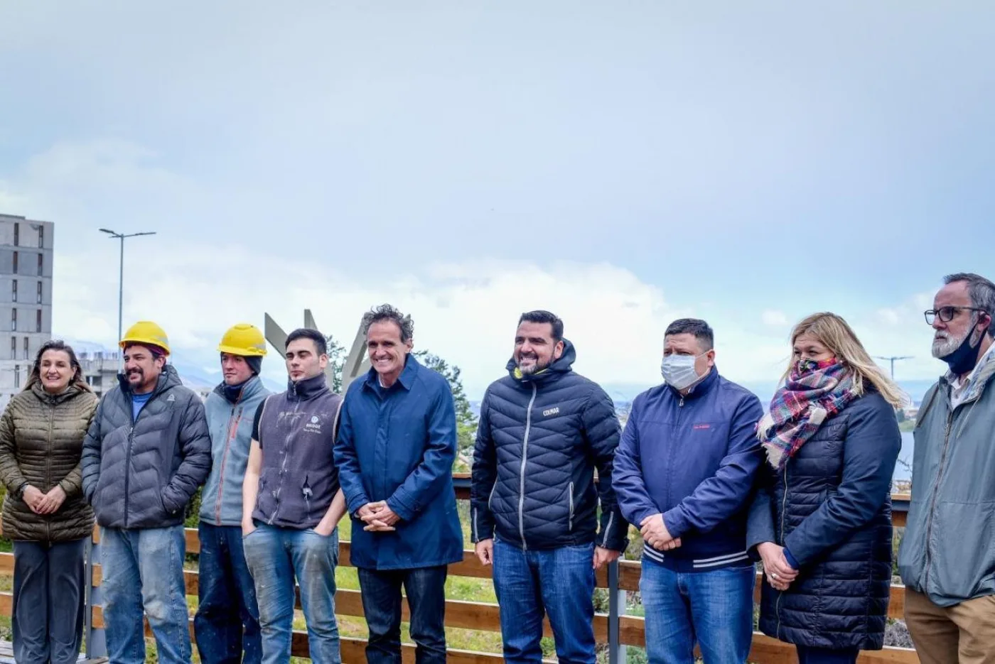 El intendente de Ushuaia Walter Vuoto recibió al ministro de Obras y Servicios Públicos de la Nación Gabriel Katopodis.