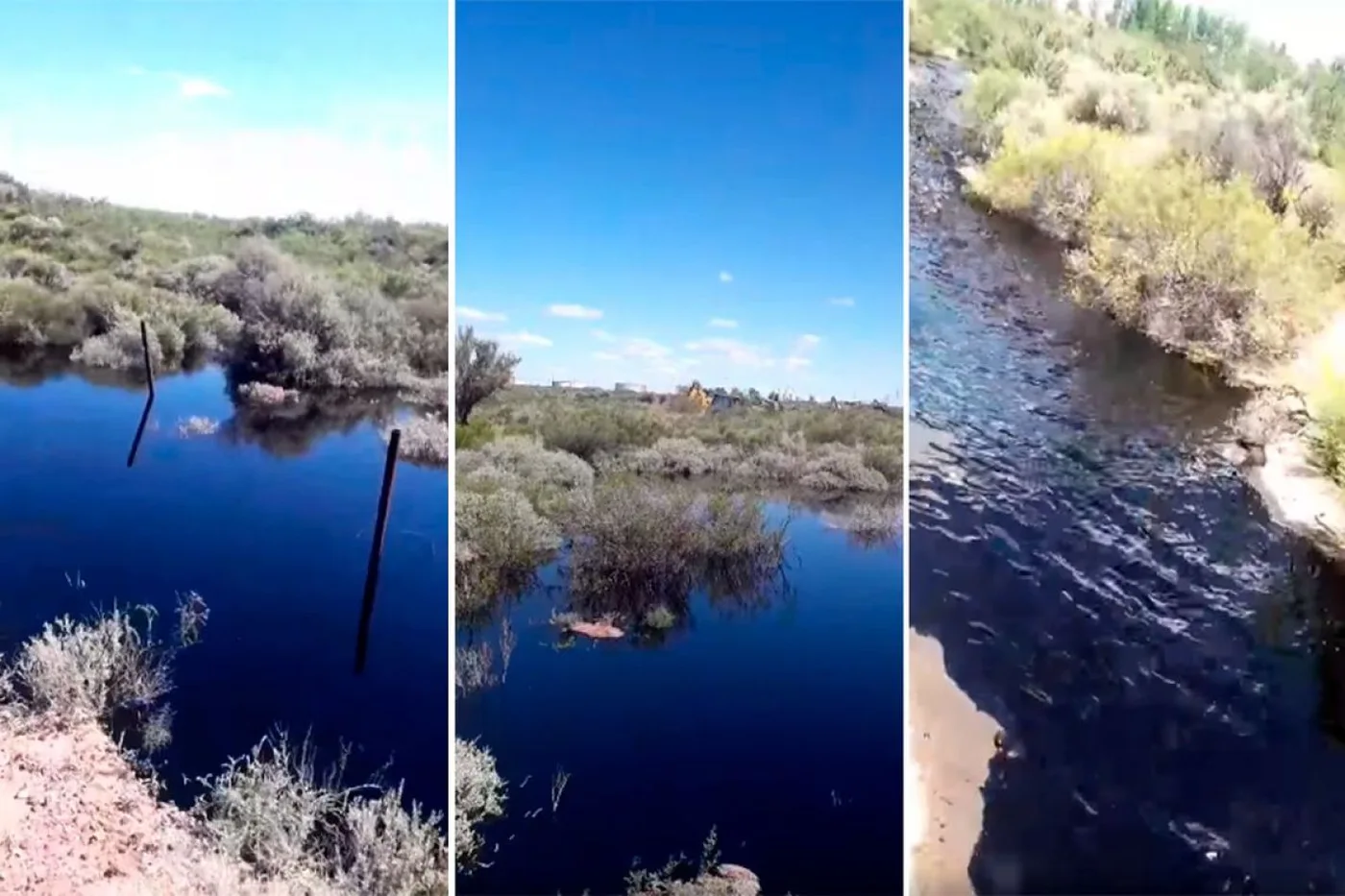 Alerta por un gran derrame de petróleo en Río Negro