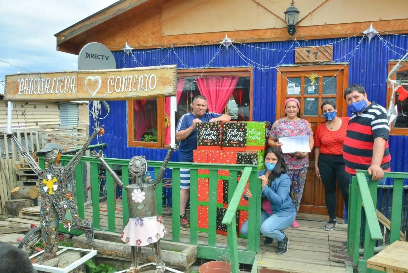 Municipio de Ushuaia entregó más de mil cajas navideñas a vecinos de la ciudad