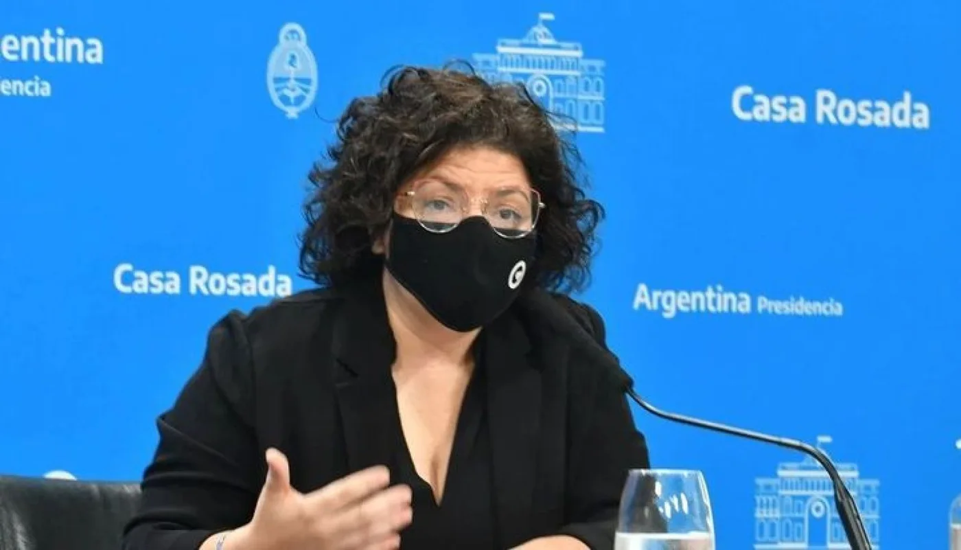 MInistra de Salud, Carla Vizzotti.