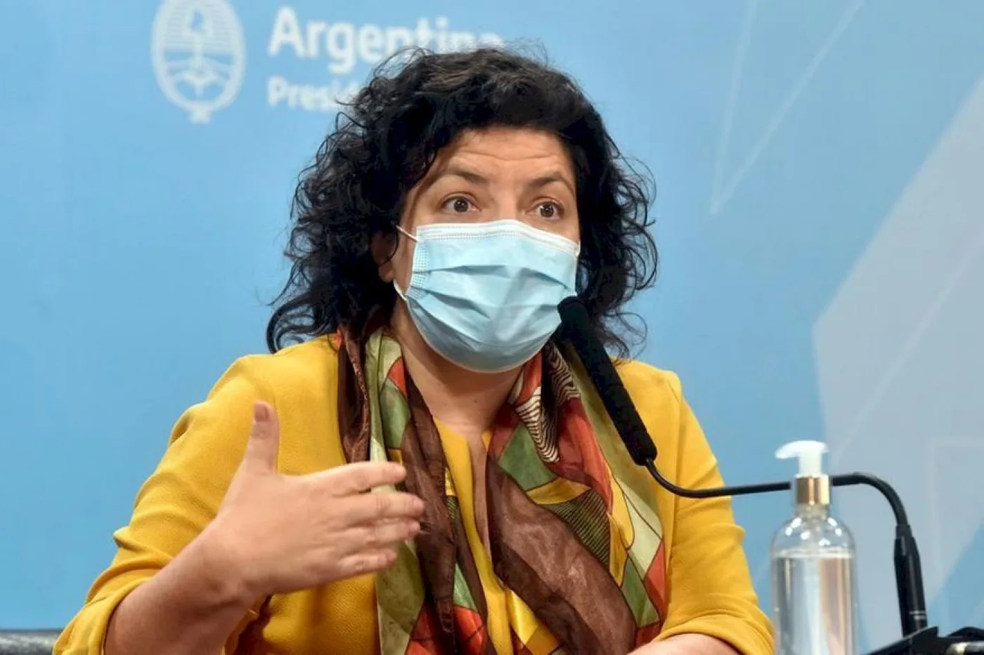 Ministra de Salud, Carla Vizzotti
