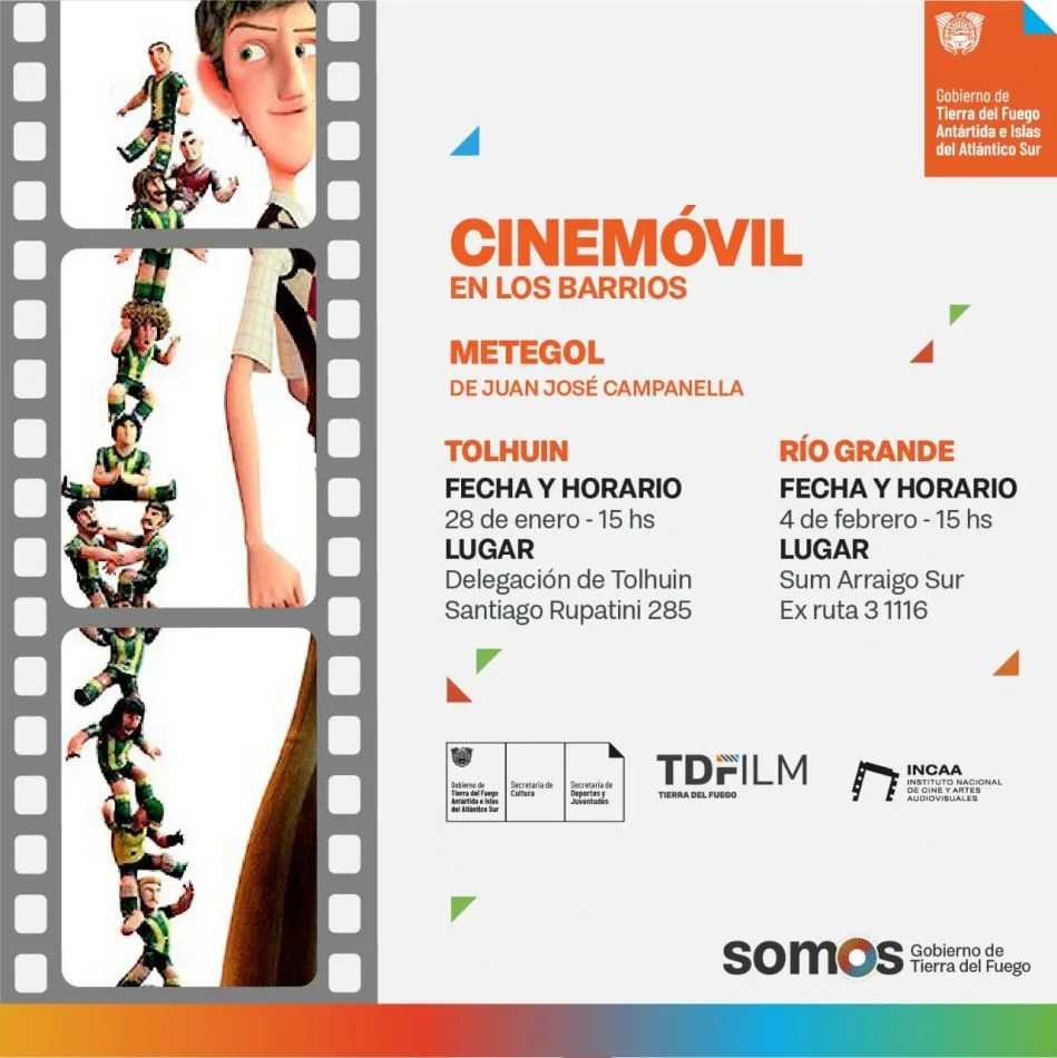 Continúan los ciclos  "Cinemóvil en los barrios" para las familias de toda la provincia