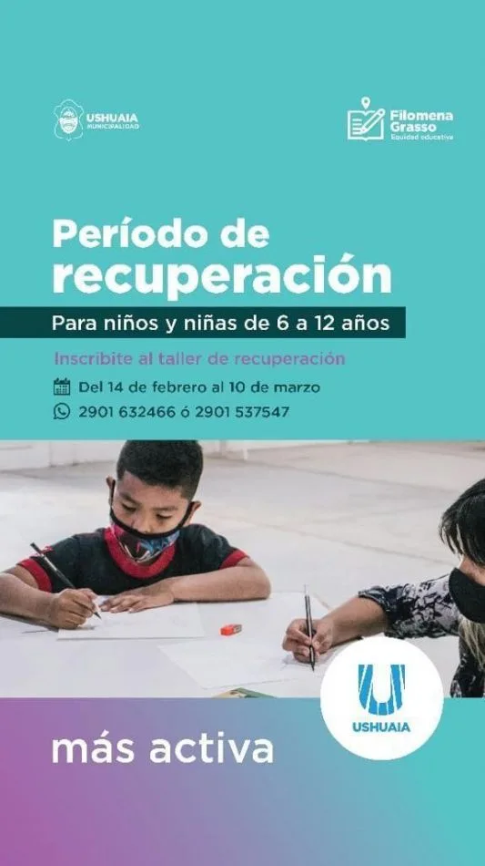 Se puso en marcha el taller de acompañamiento escolar "Filomena Recupera"
