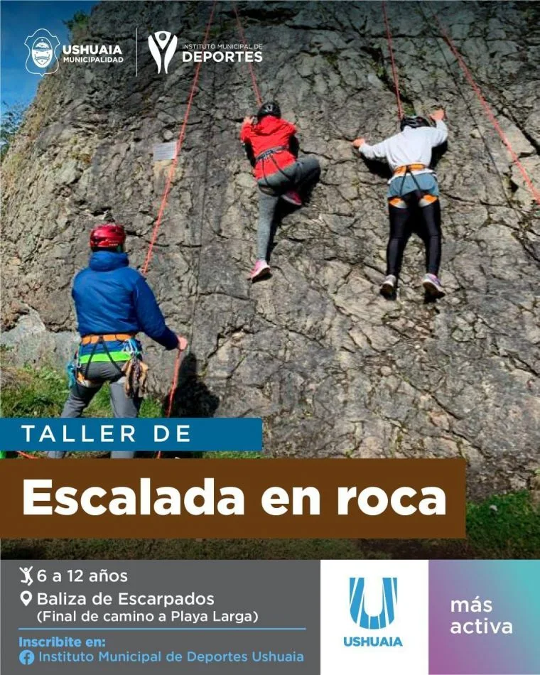Taller de Escalada Deportiva en Ushuaia