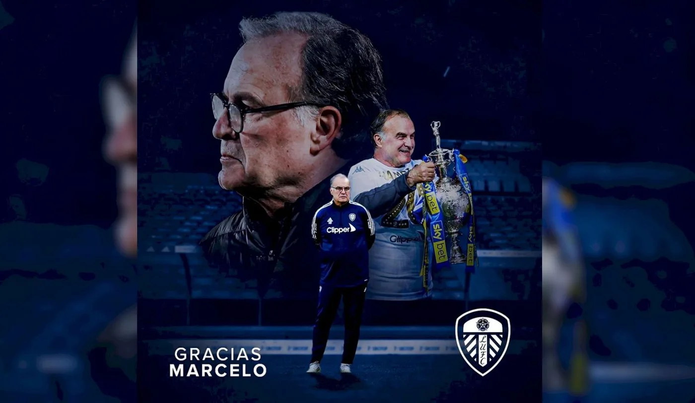 Después de tres años y medio de una entrañable relación hoy se terminó el contrato de Leeds con Bielsa.