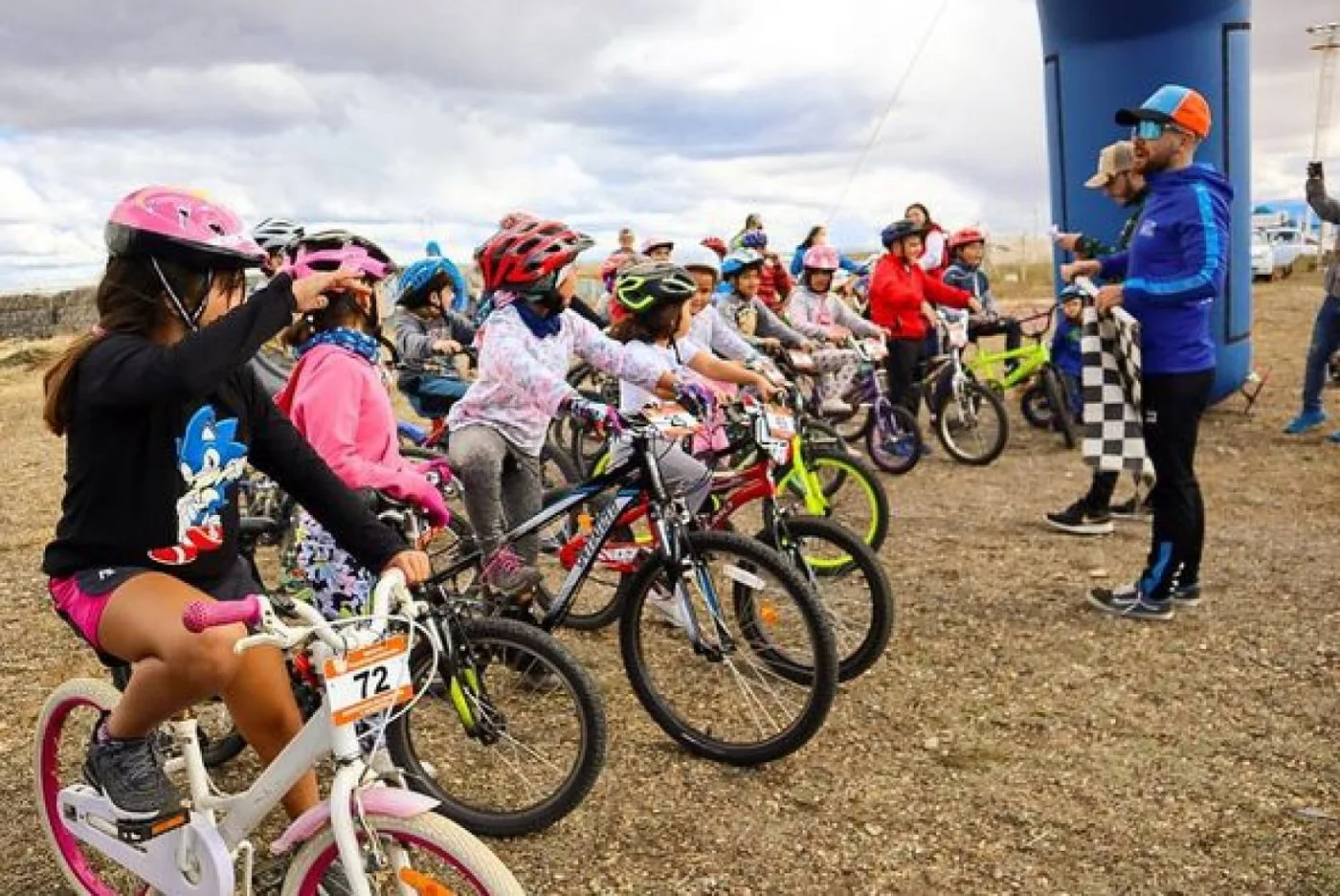 Primera jornada de ciclismo infanto juvenil