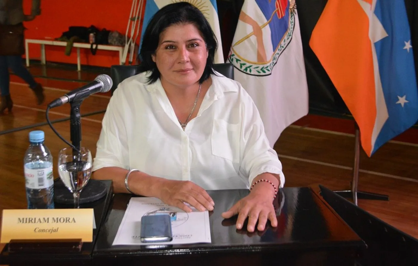Miriam "Lali" Mora, concejal del bloque Forja Todos.
