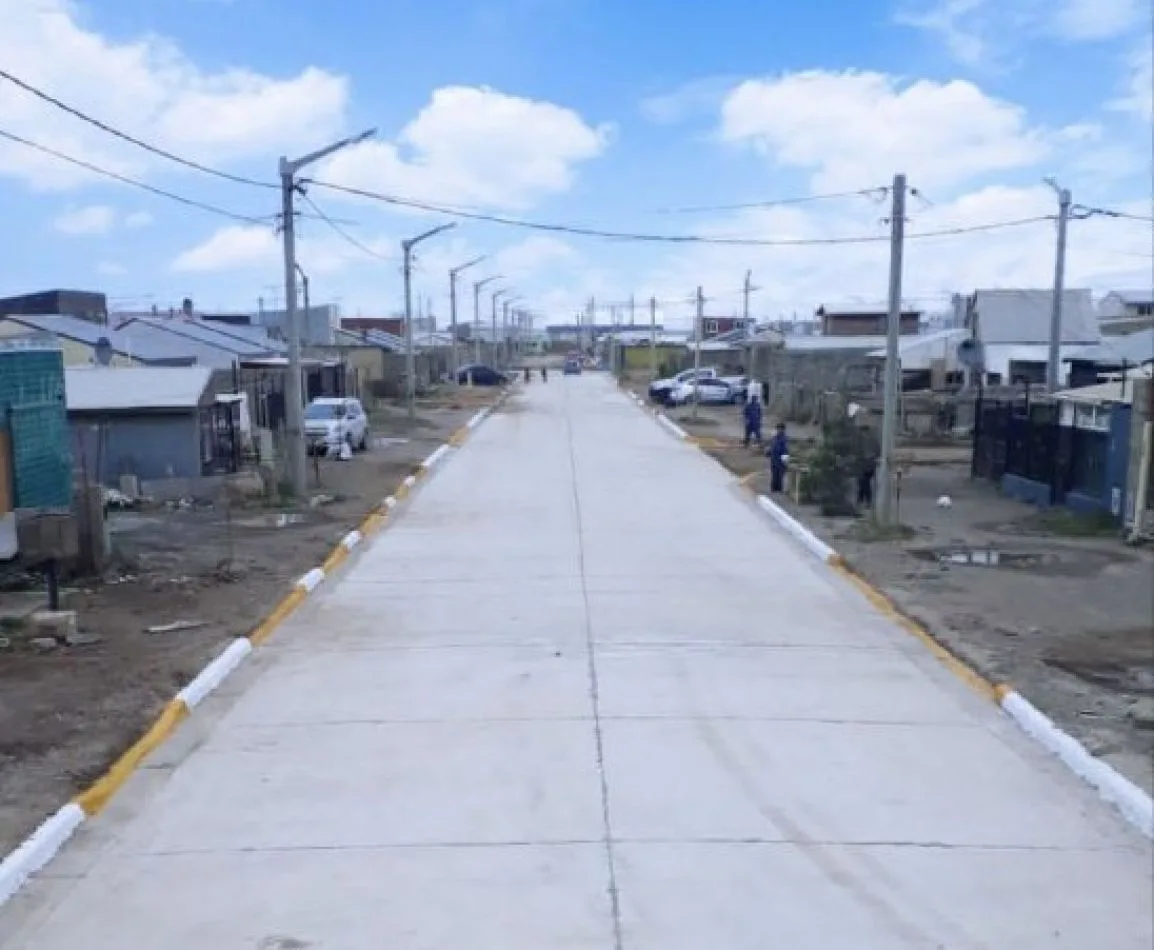 Quedó habilitada la calle Selknam y El Alambrador