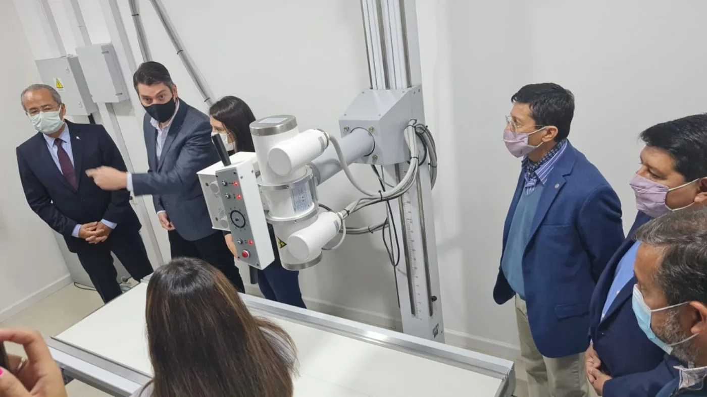 El concejal Abregú destacó el nuevo servicio de radiología