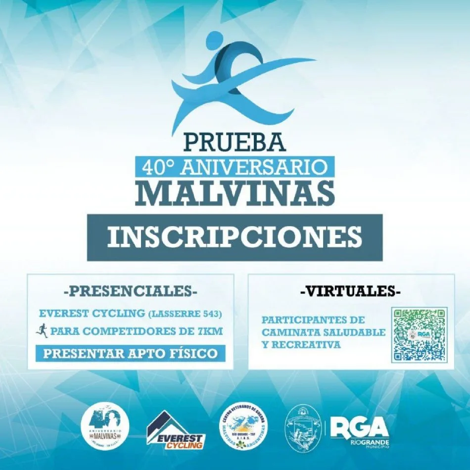 Continúan las inscripciones para la prueba Atlética de Malvinas