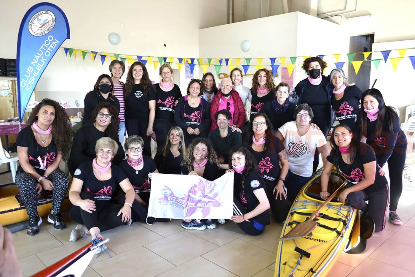 Las mujeres vivieron una jornada de fiesta en el Club Náutico Ioshlelk Oten.
