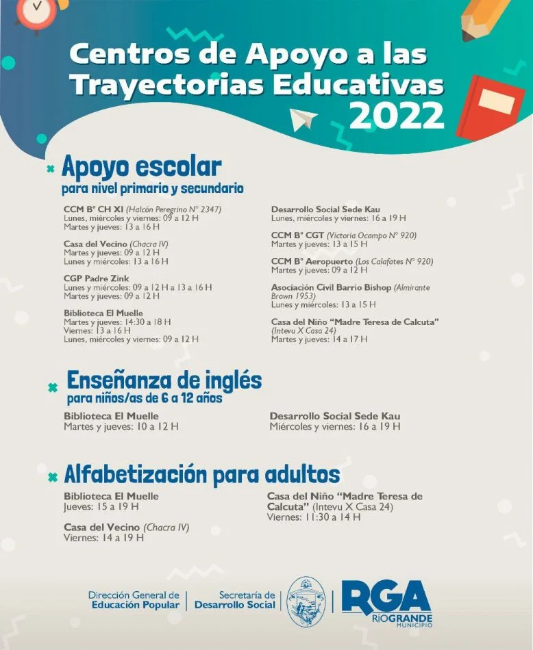 Municipio acompaña la educación de cada riograndense