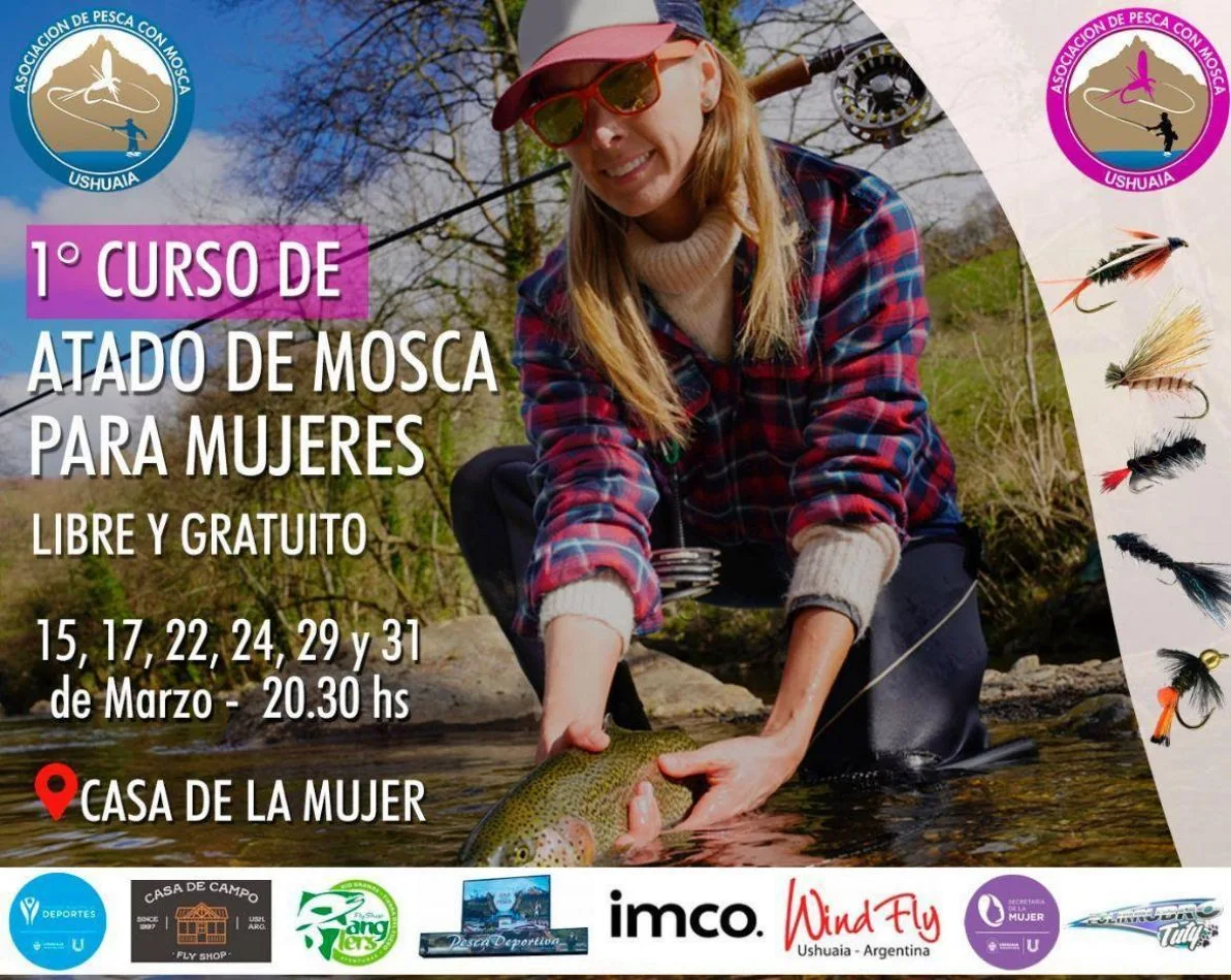 Municipio de Ushuaia invita al 1° curso de atado de mosca