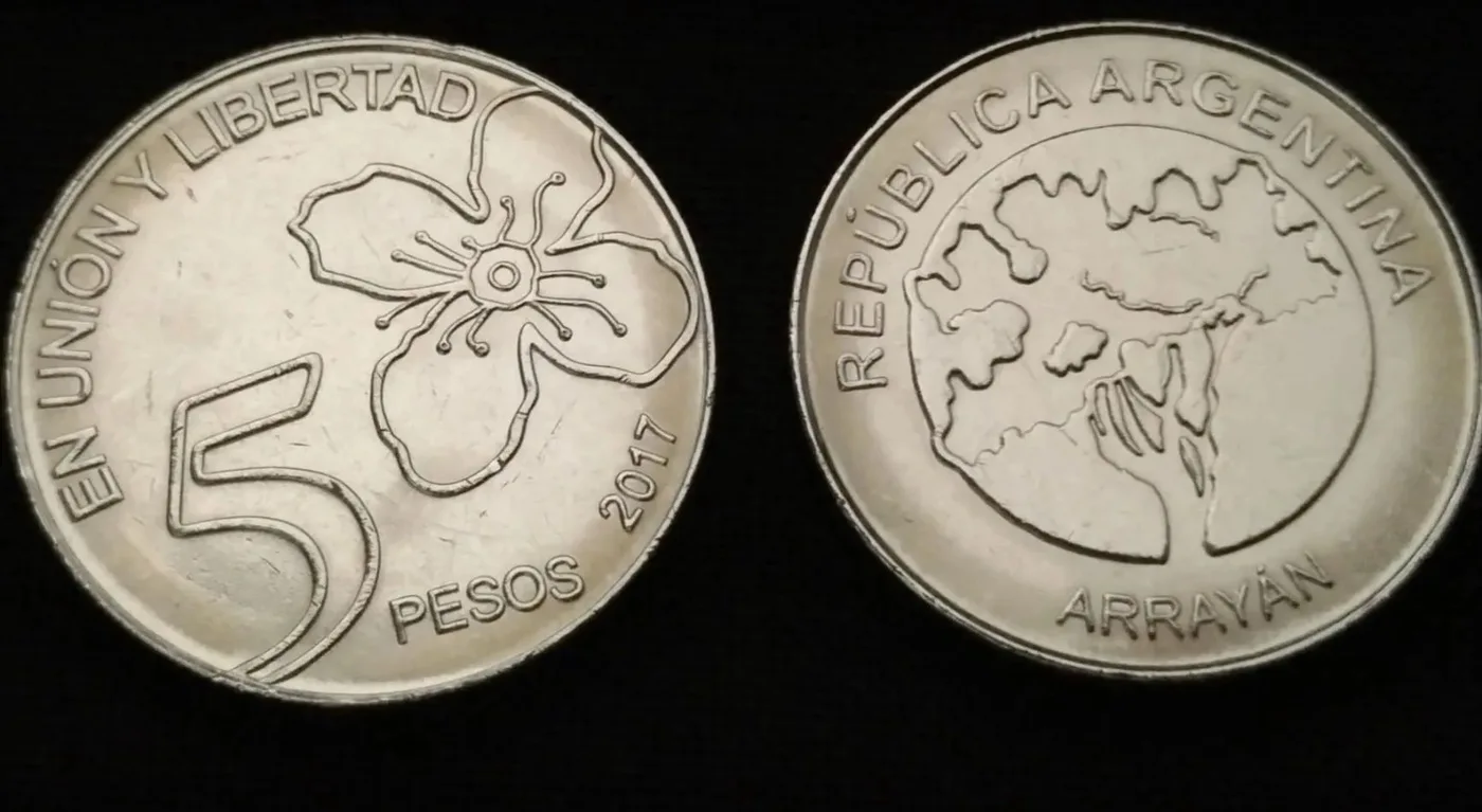Piden quitar de circulación las monedas de 5 pesos y las de menor circulación.