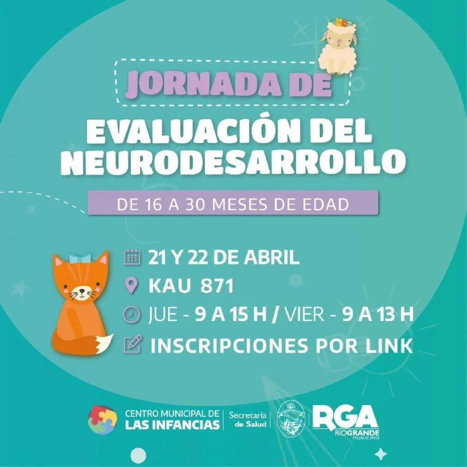 Jornada de Evaluación del neurodesarrollo en el Centro de las Infancias