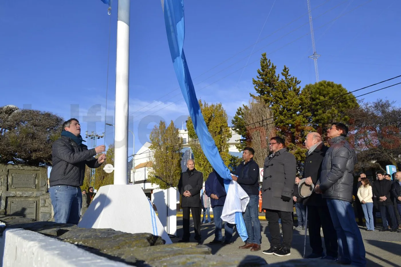 Se realizó el acto por el 32° aniversario de la provincialización de Tierra del Fuego.