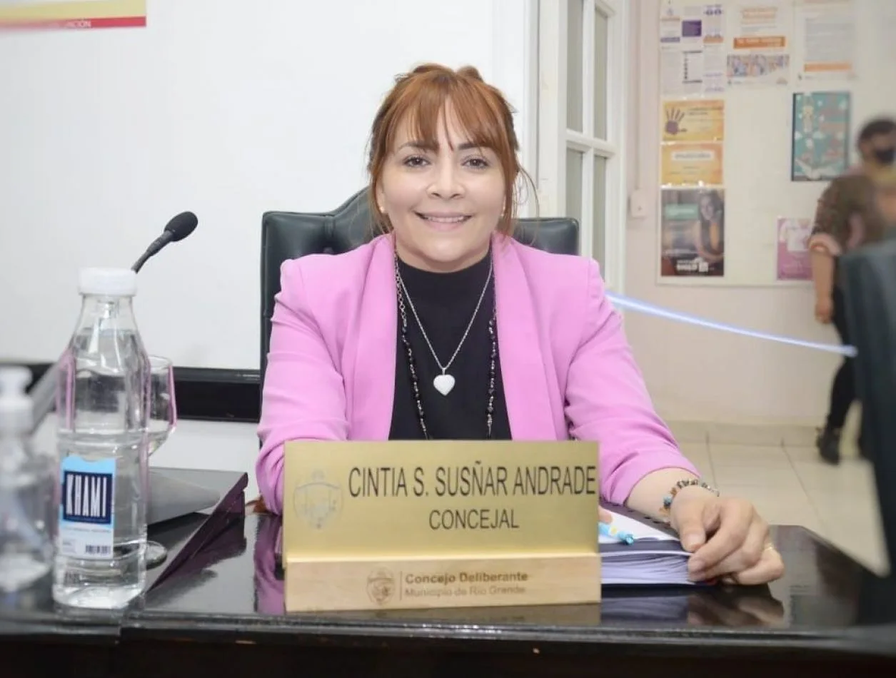 Cintia Susñar, concejal de la ciudad de Río Grande.