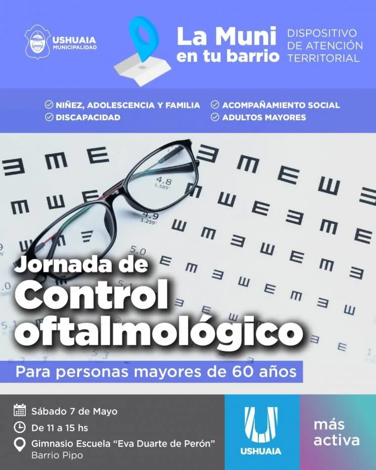 Nueva jornada de control oftalmológico para adultos mayores