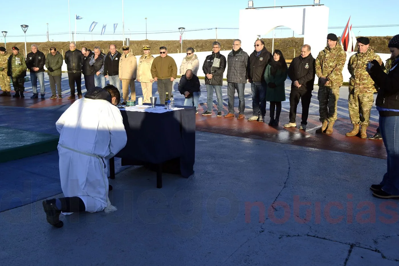 Se realizó la segunda “Misa de Campaña en homenaje a los caídos en Malvinas”