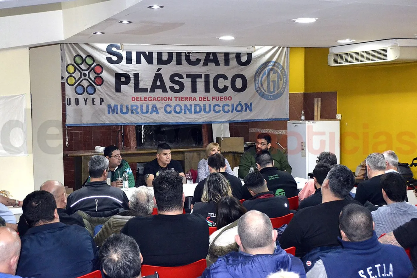 La sede del sindicato de los Plásticos fue el escenario de la elección del triunvirato de conducción de la CGT.