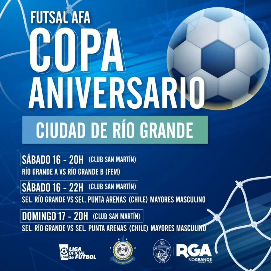 Comienza la Copa Aniversario ciudad de Río Grande