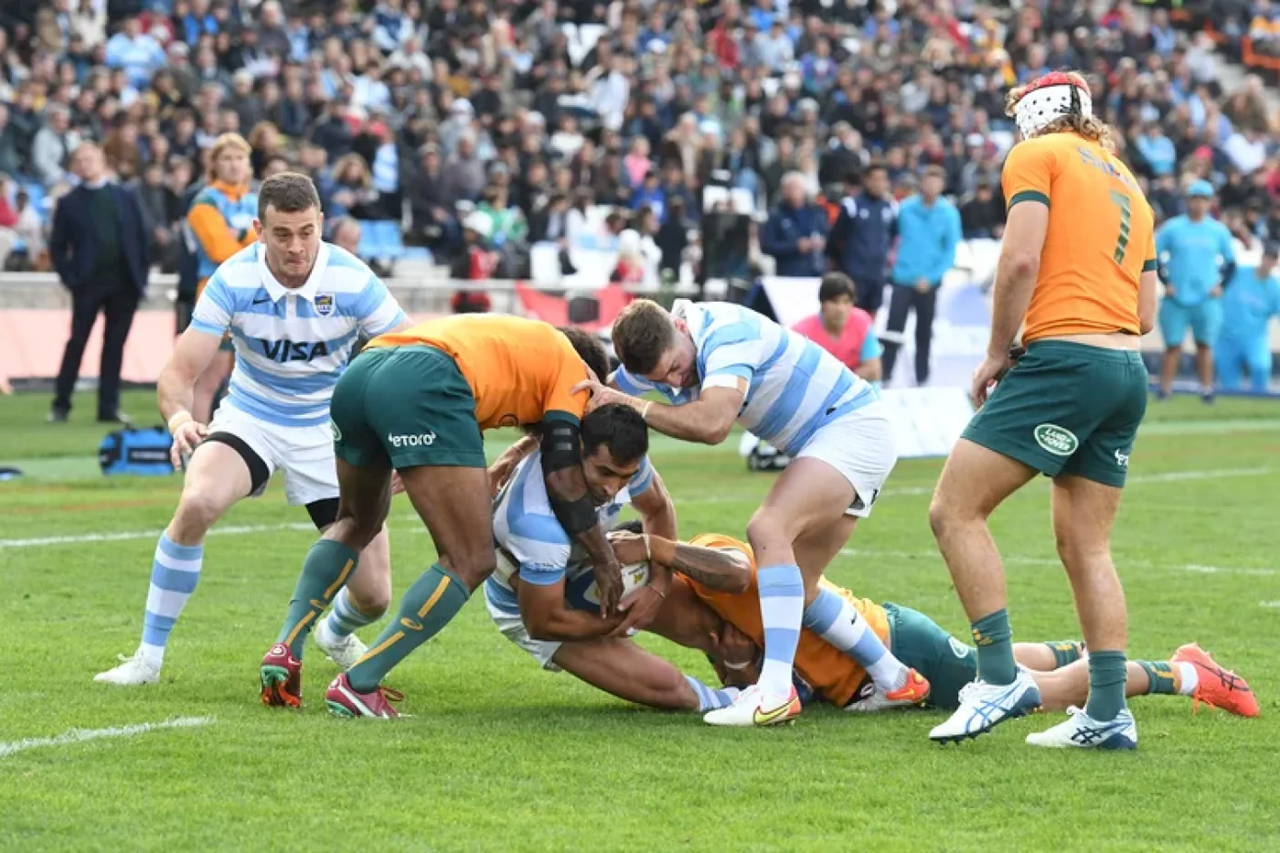 Los Pumas perdieron frente a Australia en su debut en el Rugby Championship