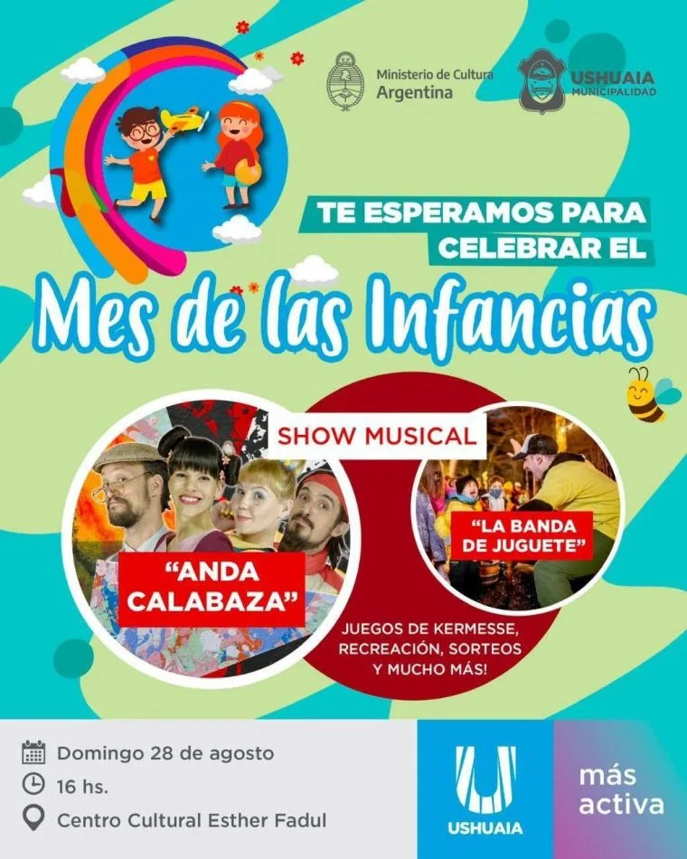 Shows musicales para niños en el Centro Cultural Esther Fadul