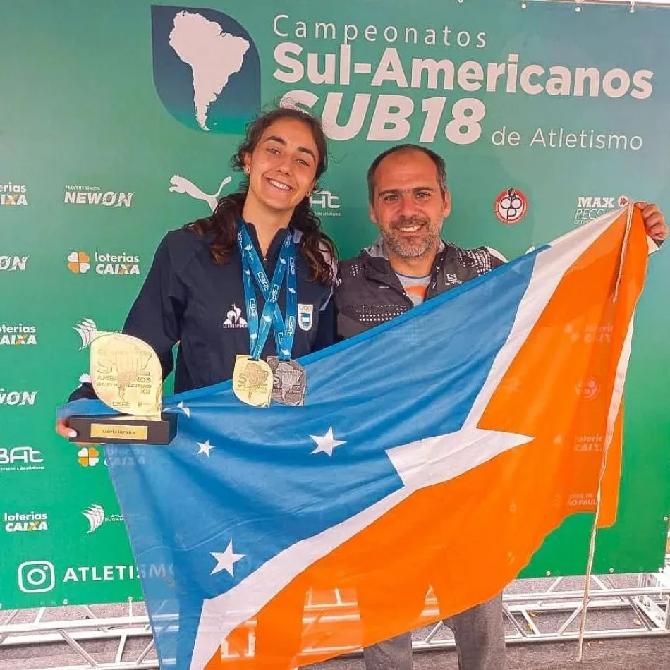 Renata Godoy se proclamó Bicampeona sudamericana SUB-18 de Heptatlón y además consiguió la medalla de plata en la Posta 8x300.