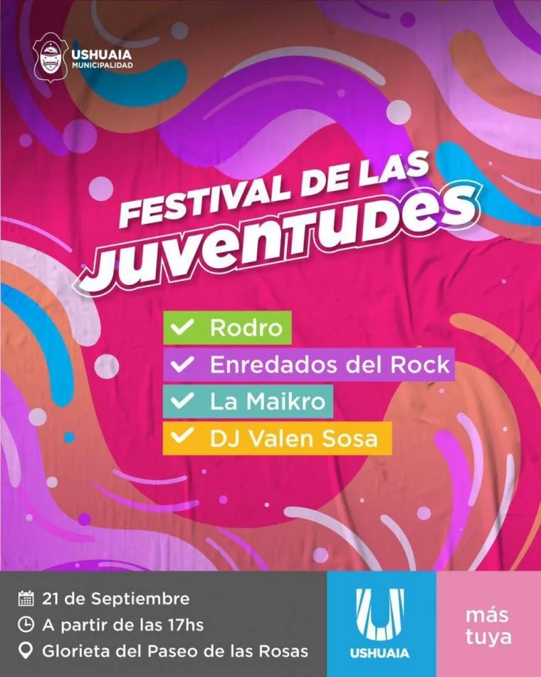 Municipio de Ushuaia impulsará el "Festival de las juventudes"