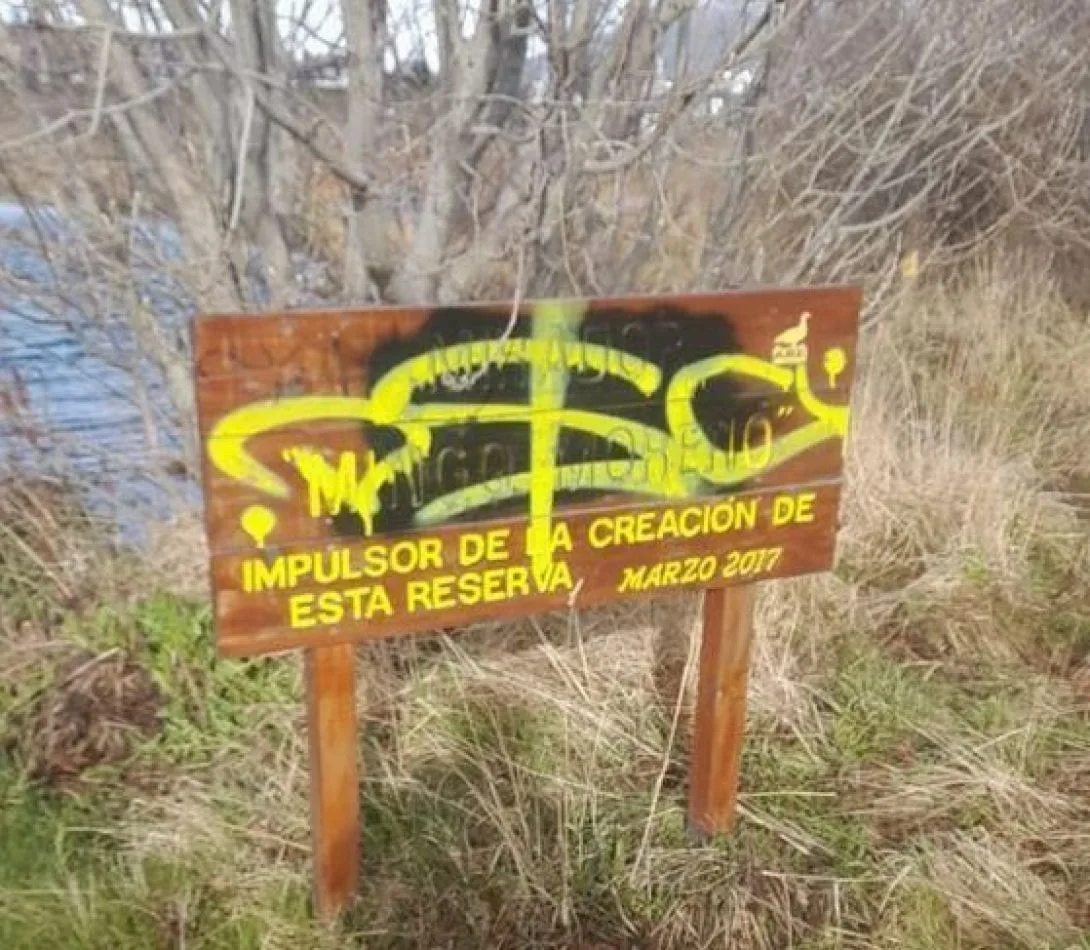 Nuevos actos de vandalismo en la Reserva Natural Urbana de la Bahía Encerrada