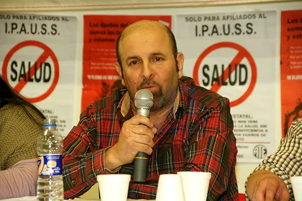 Secretario General de Asociación de Trabajadores del Estado Río Grande, Marcelo Córdoba.