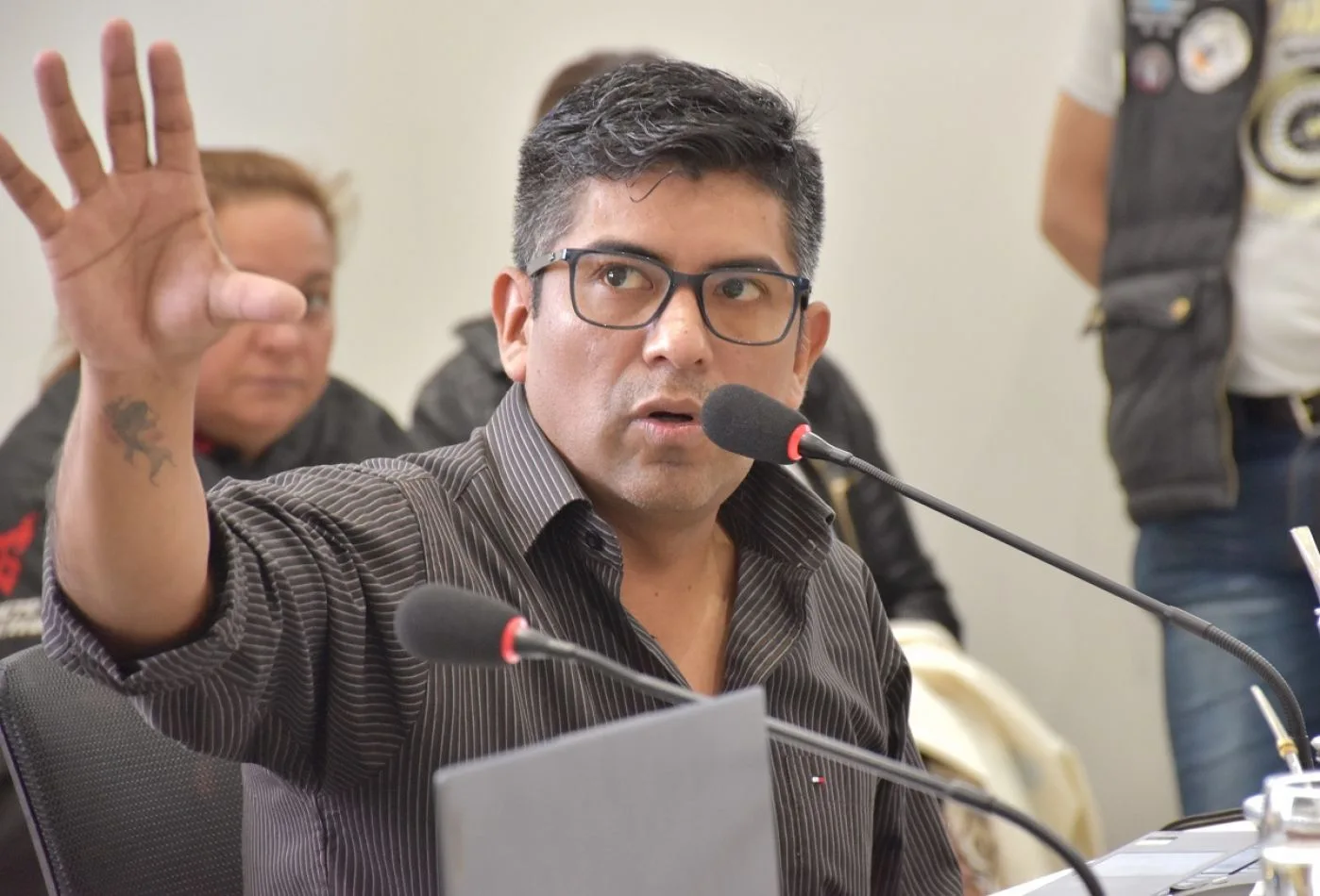 Concejal de Nuevo Encuentro en bloque Forja Todos, Javier Calisaya.
