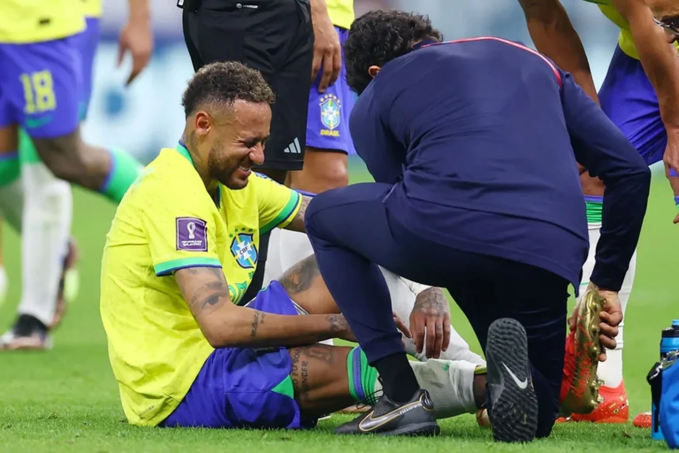 Se lesionó Neymar