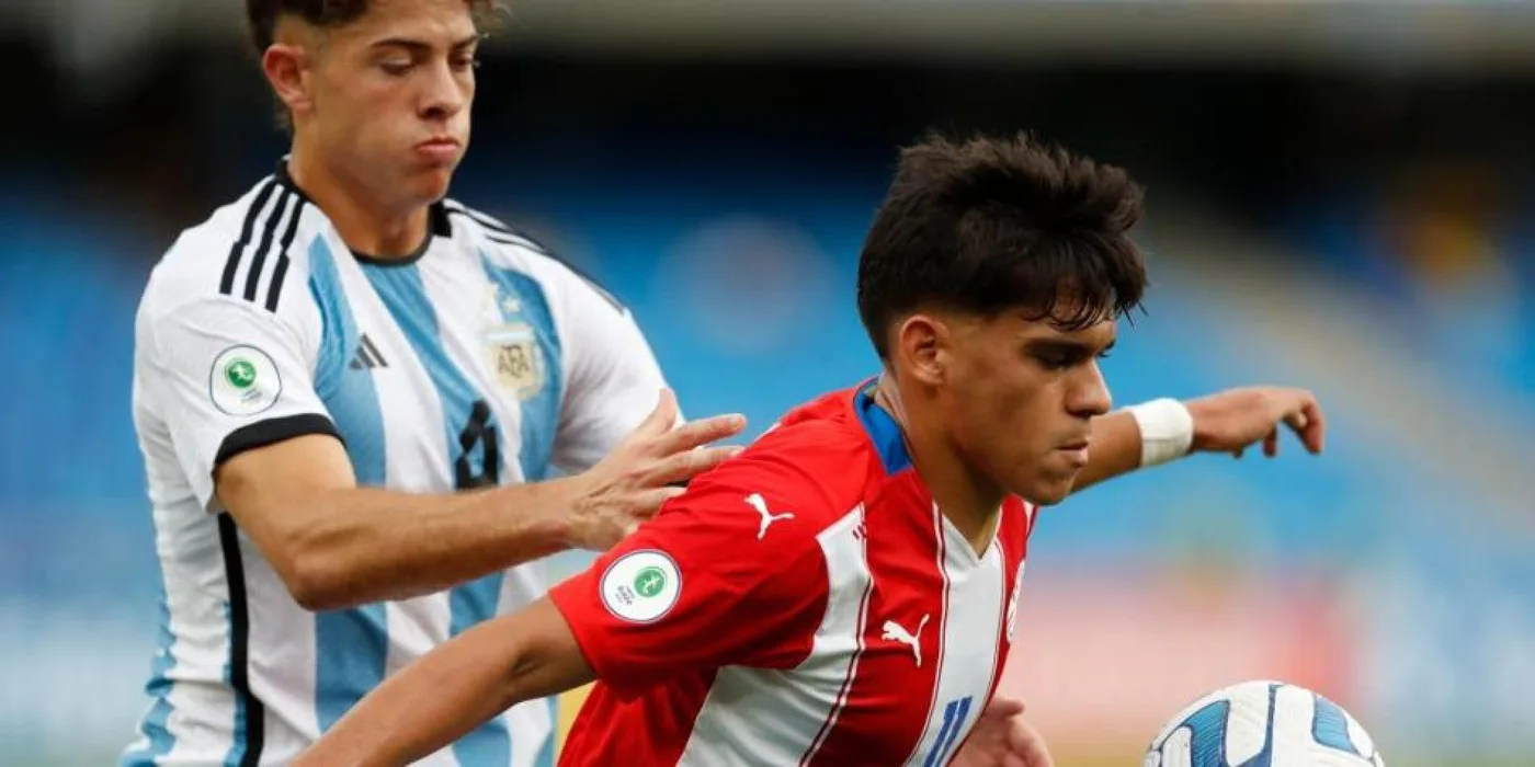 Argentina cayó con Paraguay en su estreno en el sub-20