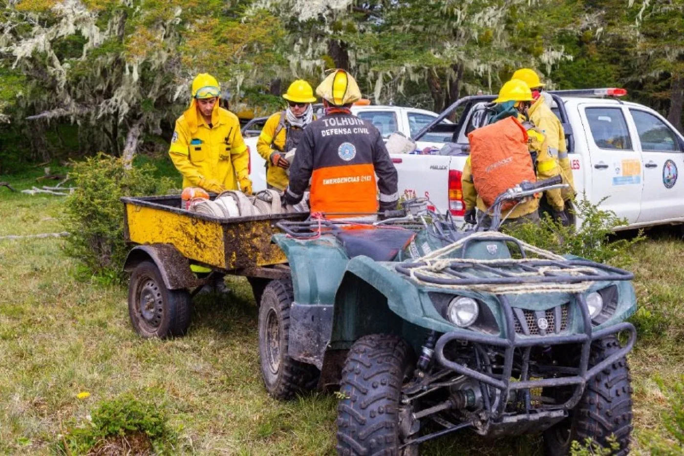 Estado de situación del incendio en la reserva provincial Corazón de la Isla