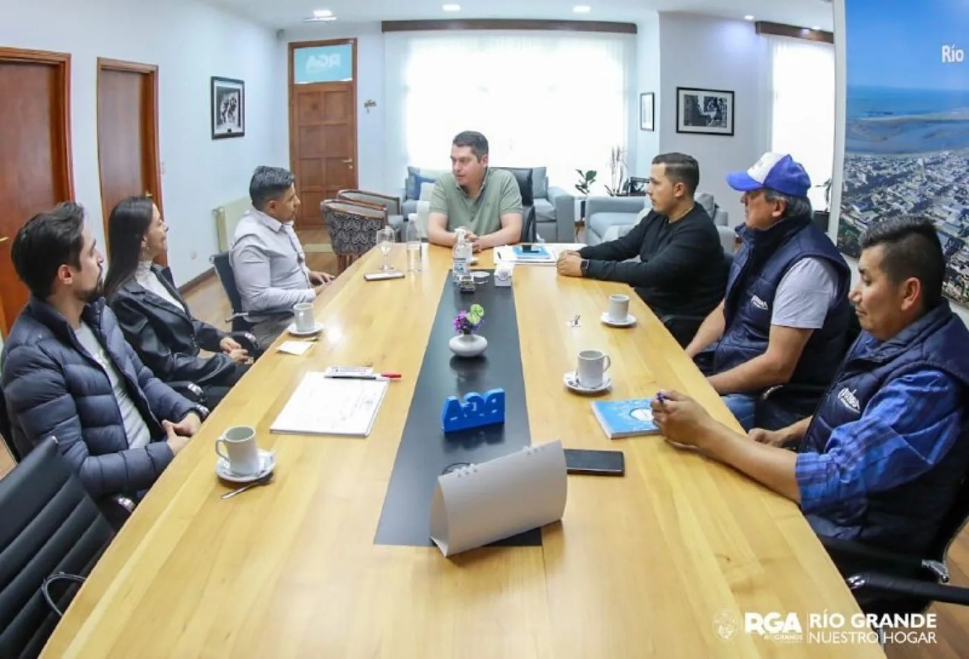 El intendente se reunió con el Sindicato de Trabajadores Gastronómicos.