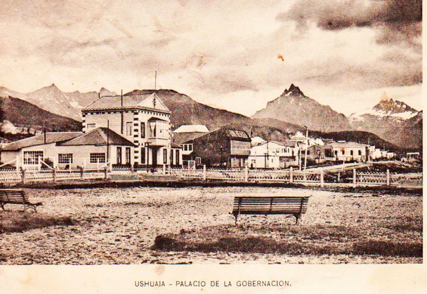 El centro de la ciudad desde el puerto.