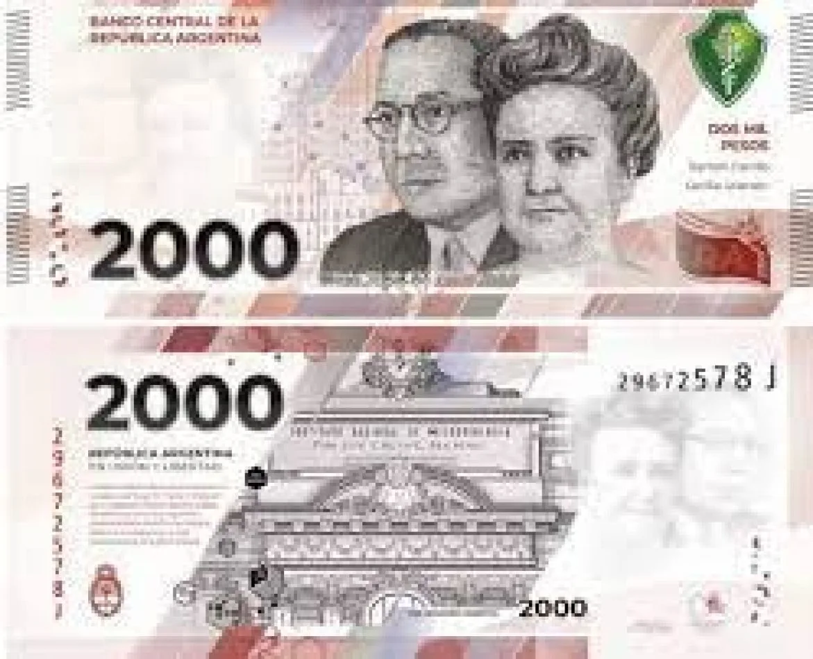 Se confirmó que el Gobierno lanzará un billete de $2000 pesos