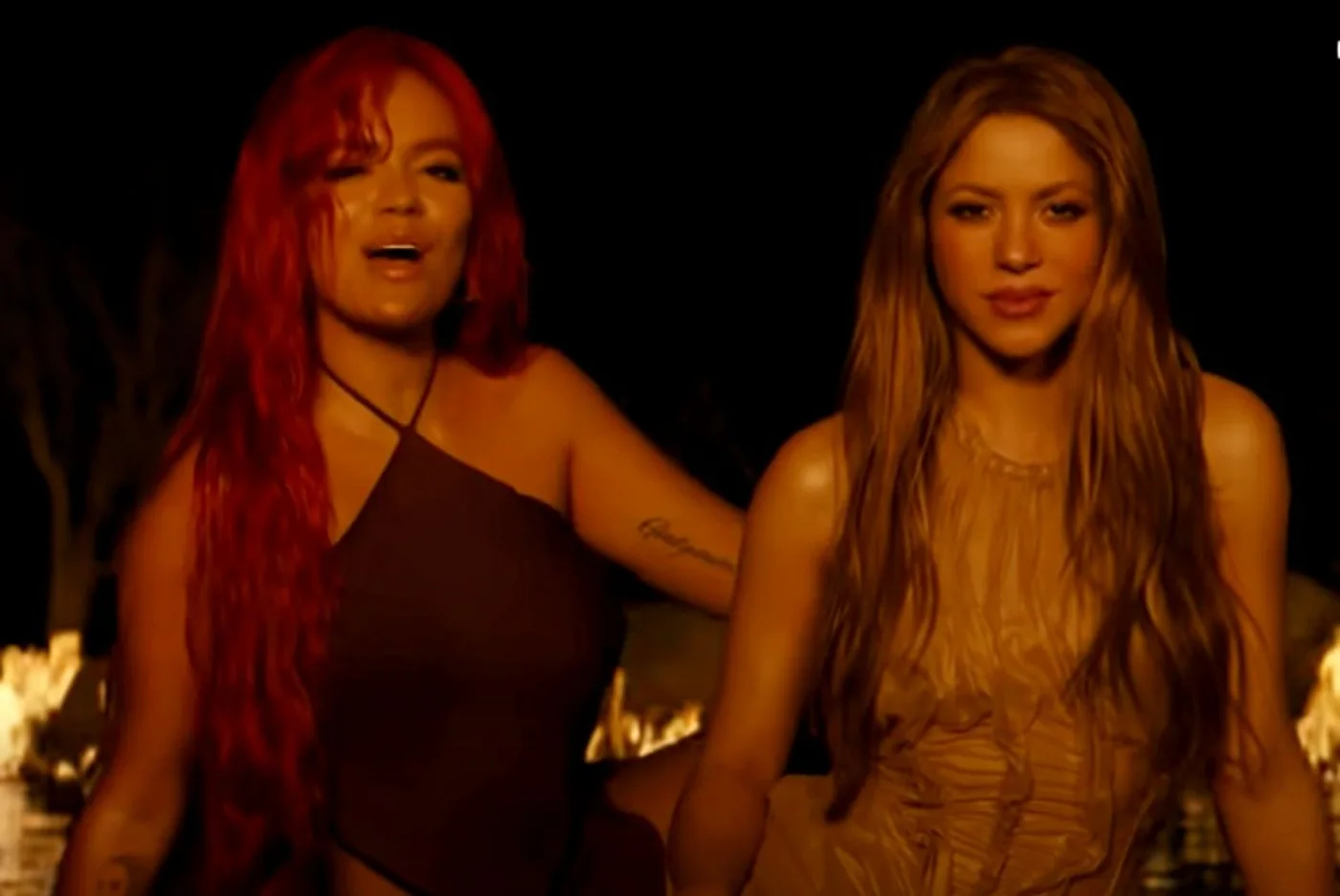 Shakira estrenó su nueva canción, ''TQG'', junto a Karol G