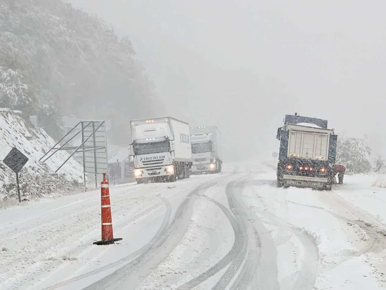 La ruta 3 se encuentra prácticamente intransitable.