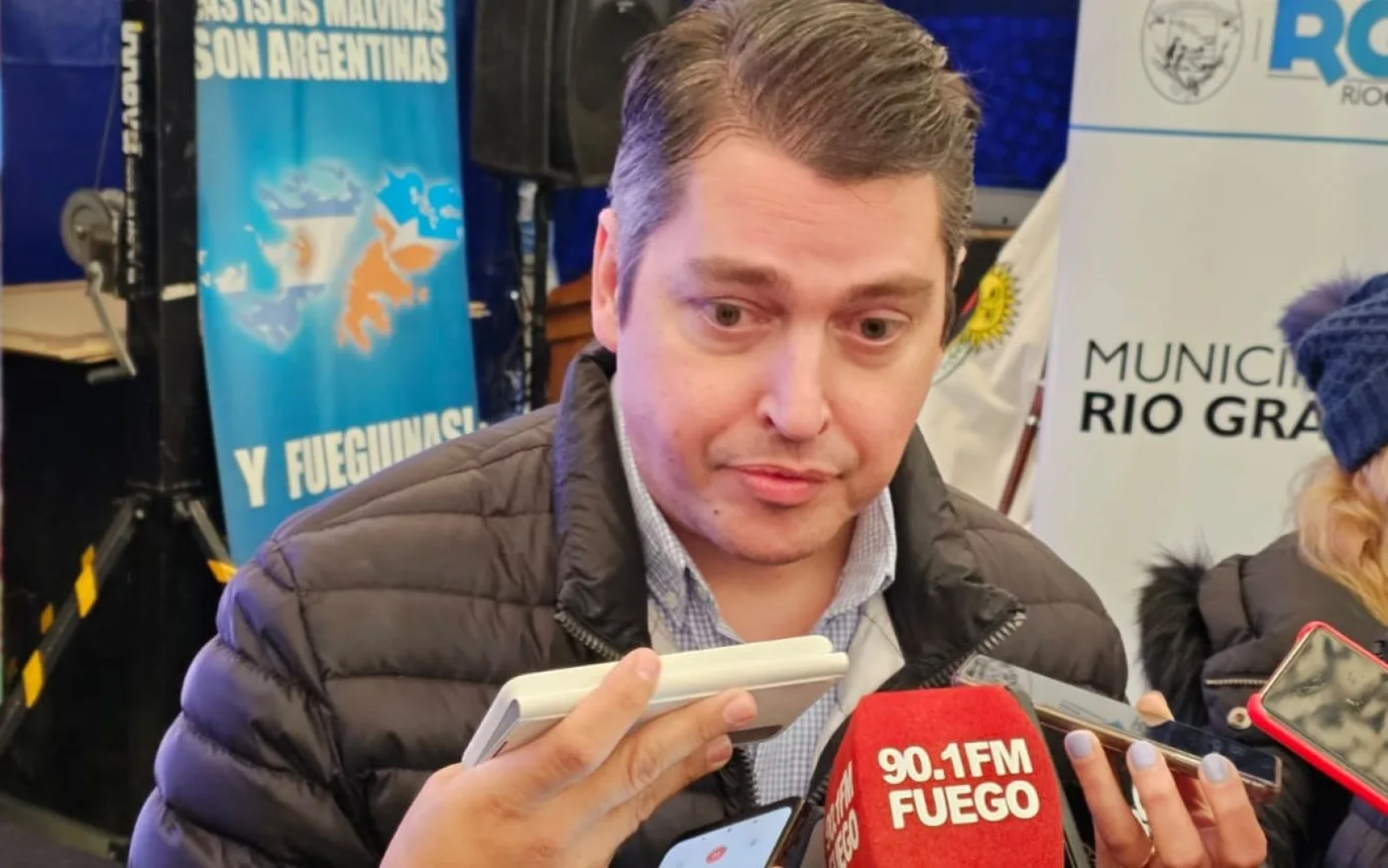 Martín Perez, intendente de la ciudad de Río Grande.