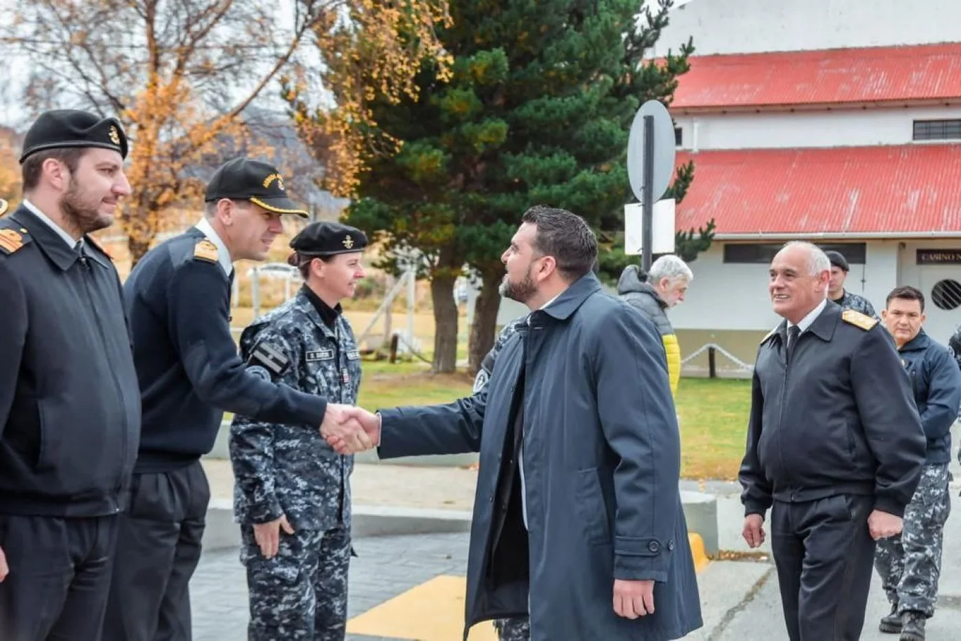 Walter Vuoto recorrió las instalaciones de la Base Naval Ushuaia