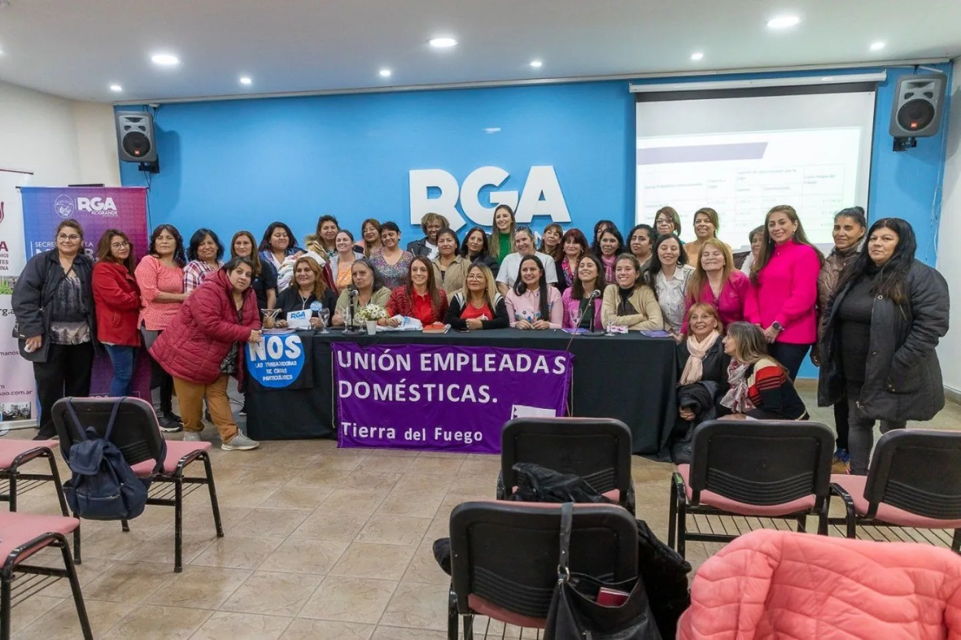 La actividad fue impulsada por la Secretaría de la Mujer, Género y Diversidad en cooperación con la Unión de Empleadas Domésticas de Río Grande.