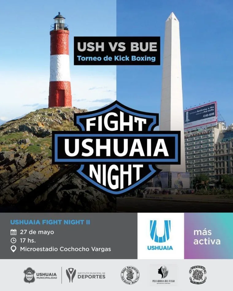 Segunda edición del Torneo de Kickboxing "Ushuaia Fight Night"